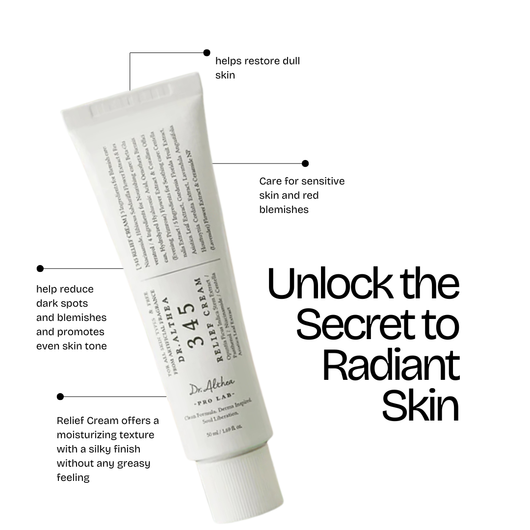 Dr. Althea 345 Relief Cream - Soothing Recovery and Blemish Care | Korean Skin Care