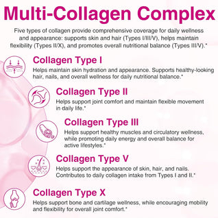 Multi collagen Peptides with Biotin & Hyaluronic Acid