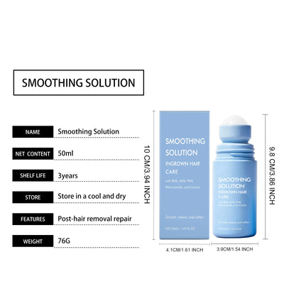 Ingrown Hair Serum for Bikini Area Armpit Arm Leg Ingrown Hair Treatment Moisturizing Skin AHA BHA PHA Roll on Centella Serum