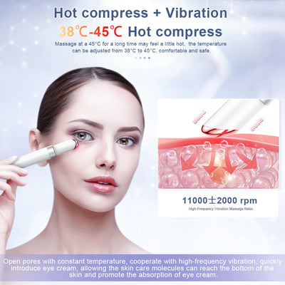ANLAN Electric Eye Massager Microcurrent Skin Lifting Reduce Wrinkles Remove Dark Circles Hot Vibration Skincare Beauty Device