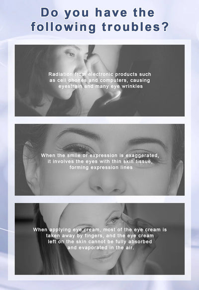 ANLAN Electric Eye Massager Microcurrent Skin Lifting Reduce Wrinkles Remove Dark Circles Hot Vibration Skincare Beauty Device