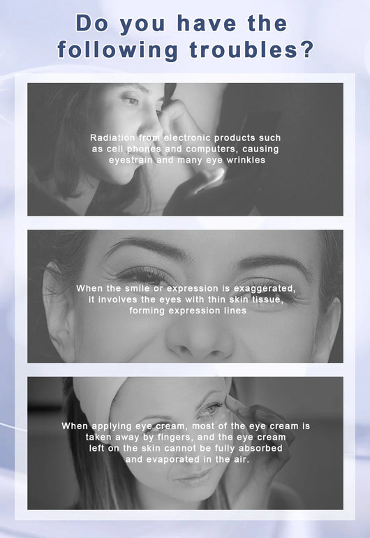 ANLAN Electric Eye Massager Microcurrent Skin Lifting Reduce Wrinkles Remove Dark Circles Hot Vibration Skincare Beauty Device