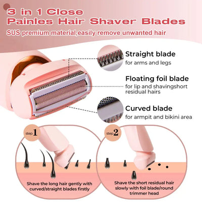 Electric Hair Shaver Dual Head