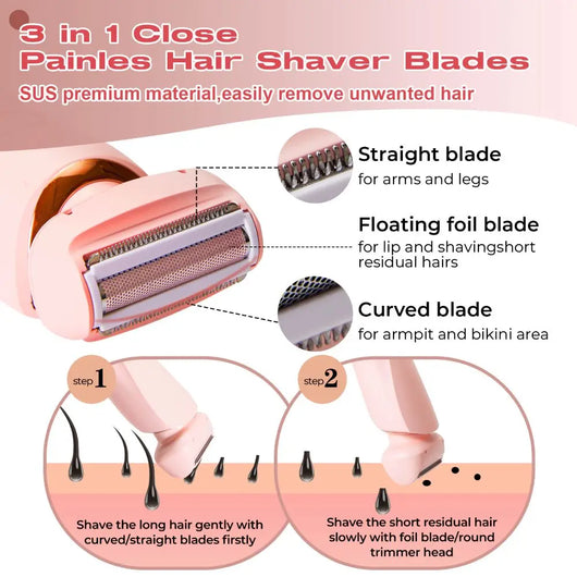 Electric Hair Shaver Dual Head