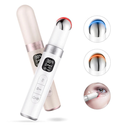 ANLAN Electric Eye Massager Microcurrent Skin Lifting Reduce Wrinkles Remove Dark Circles Hot Vibration Skincare Beauty Device