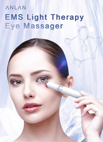ANLAN Electric Eye Massager Microcurrent Skin Lifting Reduce Wrinkles Remove Dark Circles Hot Vibration Skincare Beauty Device