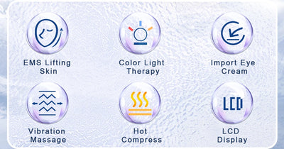 ANLAN Electric Eye Massager Microcurrent Skin Lifting Reduce Wrinkles Remove Dark Circles Hot Vibration Skincare Beauty Device