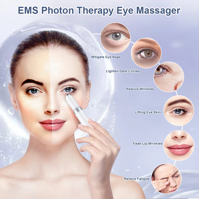 ANLAN Electric Eye Massager Microcurrent Skin Lifting Reduce Wrinkles Remove Dark Circles Hot Vibration Skincare Beauty Device